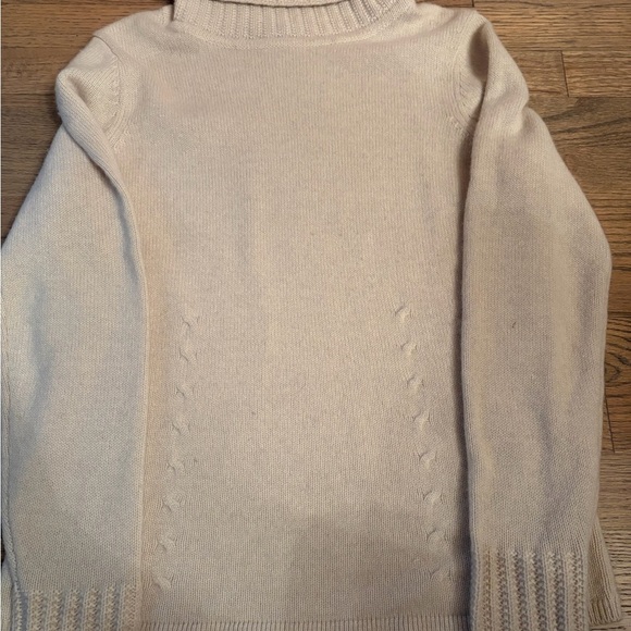 Ann Taylor Cream Cowl Neck Sweater - Picture 5 of 5